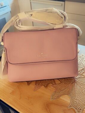 kate spade Pink Pebbled Leather Crossbody Bag